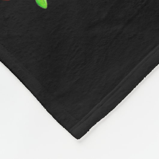 Afroamerikanischer Weihnachtsmann Weihnachts-Pyjam Fleecedecke (Ecke)