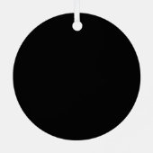 Afroamerikanischer Weihnachtsmann Weihnachts-Pyjam Ornament Aus Metall (Rückseite)