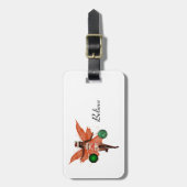 Afroamerikanischer Weihnachtsmarkt Gepäckanhänger (Vorderseite vertikal)