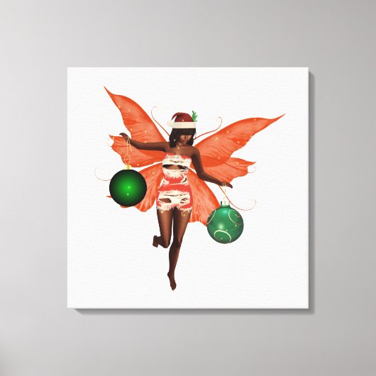 Afroamerikanischer Weihnachtsmarkt Leinwand Wall A (Vorderseite)