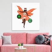 Afroamerikanischer Weihnachtsmarkt Leinwand Wall A (Insitu (Wohnzimmer))