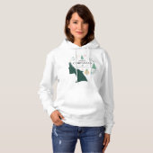Afroamerikanischer Weihnachtspullover  Hoodie (Vorne ganz)