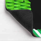 Afroamerikanischer Zickzack GreenMouse-Pad! Mousep Mousepad (Ecke)
