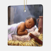 Afroamerikanisches Baby Jesus Weihnachtsschmuck (Links)