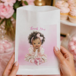 Afroamerikanisches Baby-Mädchen-Geschenktüte Geschenktütchen