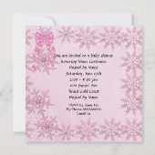 Afroamerikanisches Babyduschmädchen Kitten Pink Einladung (Rückseite)