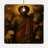 Afroamerikanisches Christlich Art Ornament (Rückseite)