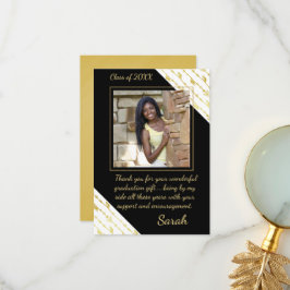 Afroamerikanisches Foto Vielen Dank Dankeskarte