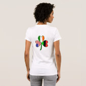 Afroamerikanisches Kleeblatt.png T-Shirt (Schwarz voll)