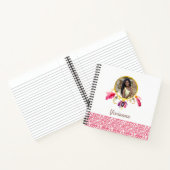 Afroamerikanisches Personalisiert-Spiral-Notebook Notizblock (Innenseite)