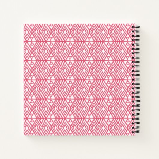 Afroamerikanisches Personalisiert-Spiral-Notebook Notizblock (Rückseite)