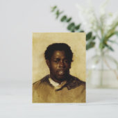 Afroamerikanisches Portrait Postkarte (Stehend Vorderseite)