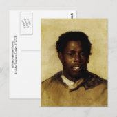 Afroamerikanisches Portrait Postkarte (Vorne/Hinten)