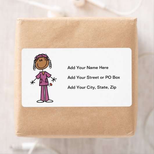 Afroamerikanisches Strichmännchen Nurse (Insitu)