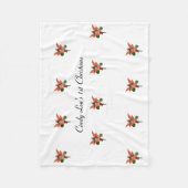 Afroamerikanisches Weihnachtsgebäck Baby Blanket Fleecedecke (Vorderseite)