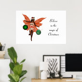 Afroamerikanisches Weihnachtsgebäck Poster (Heimbüro)