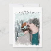 Afroamerikanisches Weihnachtsgeschenkzertifikat (Vorderseite)