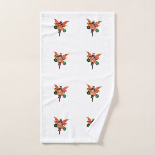 Afroamerikanisches Weihnachtshandtuch Handtuch