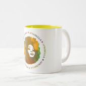 Afrobella Kaffee-Tasse Zweifarbige Tasse (VorderseiteRechts)