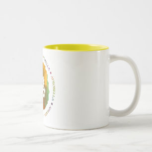 Afrobella Kaffee-Tasse Zweifarbige Tasse