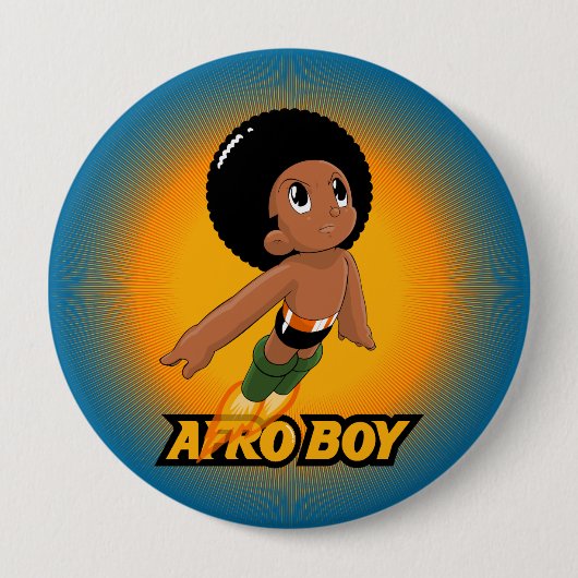AfroBoy! Button (Vorderseite)