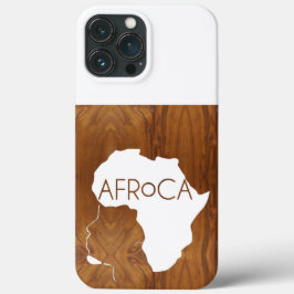 AFRoCA MALE Afro plus Africa Wood Grain Look Case-Mate iPhone Hülle