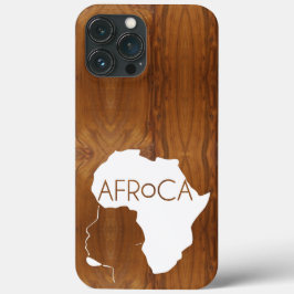 AFRoCA MALE Afro plus Africa Wood Grain Look Case-Mate iPhone Hülle