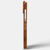 AFRoCA MALE Afro plus Africa Wood Grain Look Case-Mate iPhone Hülle (Rückseite / Links)