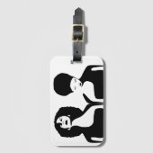 Afrocentric Art Abstract Black Women Gepäckanhänger (Vorderseite Vertikal)