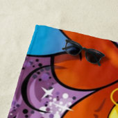 Afrocentric Beach Handtuch (Beispiel)