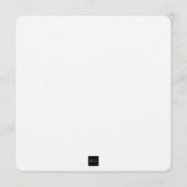 Afrocentric Christmas Queen Einladung (Rückseite)