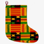 Afrocentric Christmas Stocking Großer Weihnachtsstrumpf (Vorderseite)