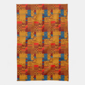 Afrocentric Geometric Print  Geschirrtuch (Vertikal)