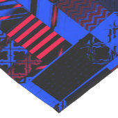 Afrocentric Geometric Print Kurzer Tischläufer (Ecke)