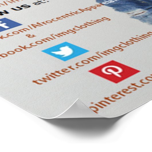 Afrocentric Gifts Poster (Ecke)