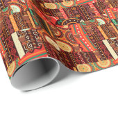 Afrocentric Kente Geschenkpapier (Rolleneckpunkt)