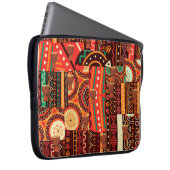Afrocentric Kente Jigsaw Puzzle Laptopschutzhülle (Vorne Rechts)