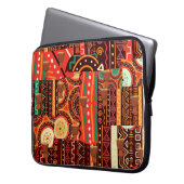 Afrocentric Kente Jigsaw Puzzle Laptopschutzhülle (Vorderseite Links)
