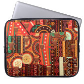 Afrocentric Kente Jigsaw Puzzle Laptopschutzhülle (Vorderseite)