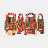 Afrocentric Kente Tribal Pattern Geschenkschachtel (Ungefaltet)