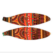 Afrocentric Kente Tribal Pattern Mini Basketball (Panele)