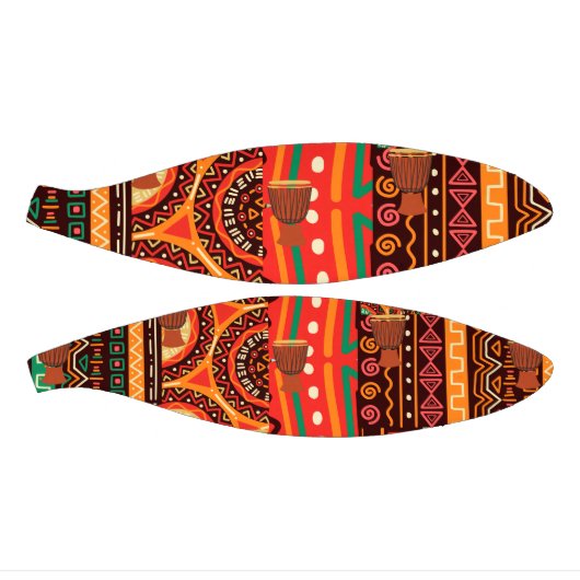 Afrocentric Kente Tribal Pattern Mini Basketball (Panele)