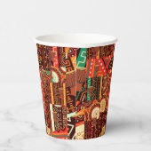 Afrocentric Kente Tribal Pattern Party Pappbecher (Rechts)