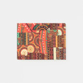 Afrocentric Kente Tribal Pattern Post-it Klebezettel (Vorderseite)