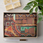 Afrocentric Kente Tribal Pattern Seidenpapier (Geschenk)