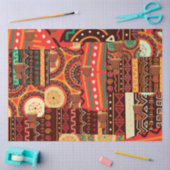 Afrocentric Kente Tribal Pattern Seidenpapier (Basteln)
