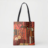 Afrocentric Kente Tribal Pattern Tasche (Vorderseite)