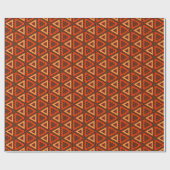 Afrocentric Kente Wrapping Paper Geschenkpapier (Flach)