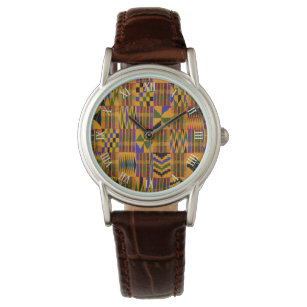 Afrocentric Kente Wristwatch Armbanduhr