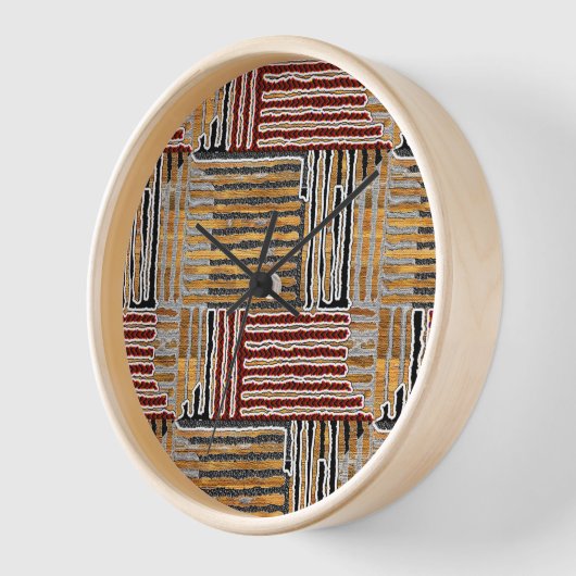 Afrocentric Kuba Tuch Uhr (Winkel)